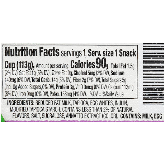 Kozy Shack Simply Well Tapioca Pudding, 48 x 4 oz Case - DOT product image 7