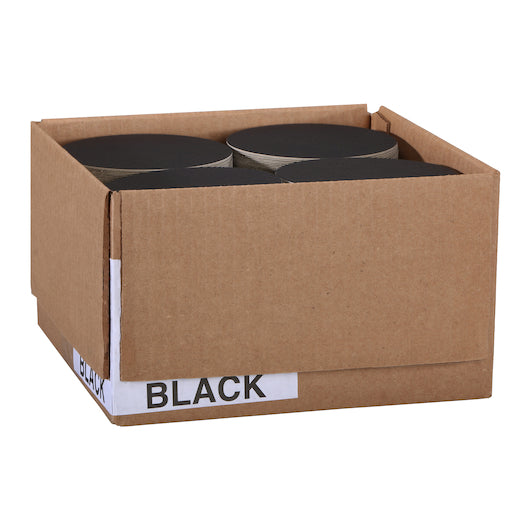 Hoffmaster Black Round 2 Sides Coaster 4 Inch, 1 x 500 each Case - Plates Bowls - image 2