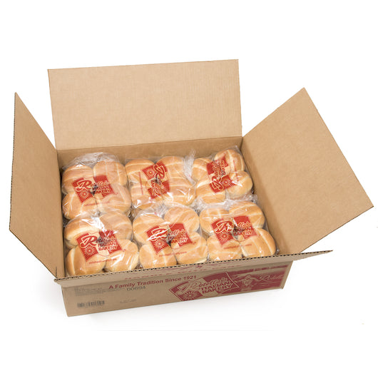Rotellas White Gourmet Split Top Buns, 6 x 8 ct Case - DOT product image 5