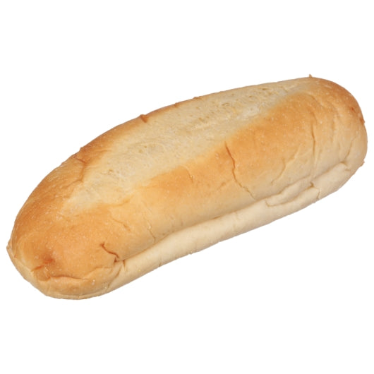 European Bakers 8 Inch Hinged White Hoagie Submarine Roll, 12 x 6 x 8 IN Case - DOT product image 2