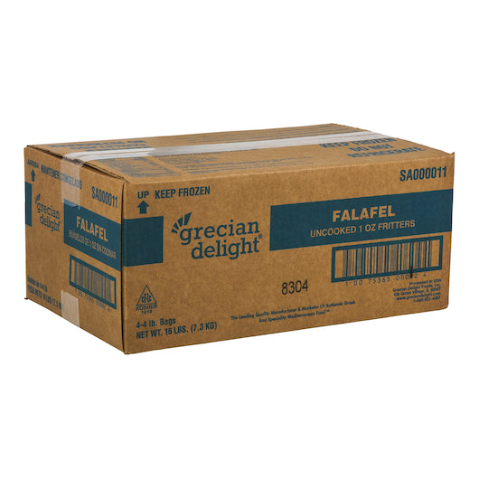 Grecian Delight Falafel Fritter, 4 x 4 lb Case - DOT product image 4