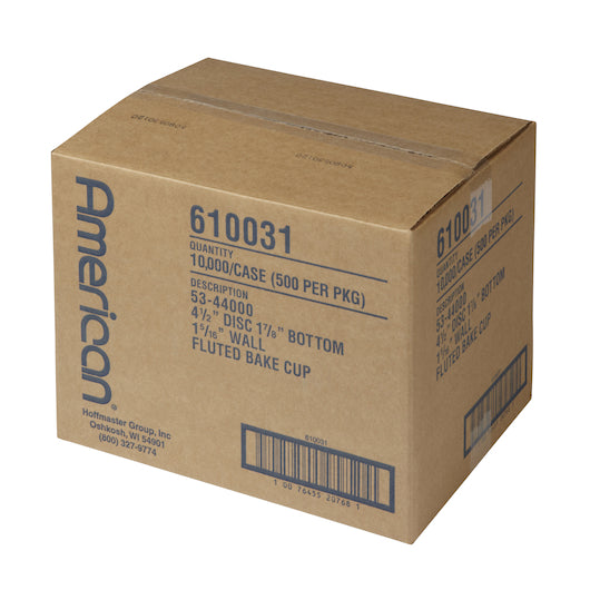 Hoffmaster 4.5 Inch Fluted Paper White Baking Bowl, 20 x 500 each Case - DOT product image 5