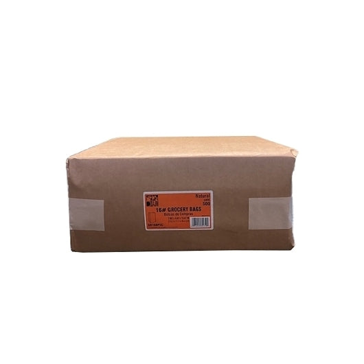 AJM 16# Natural Kraft Bag, 1 x 500 ct Case - DOT product image 4