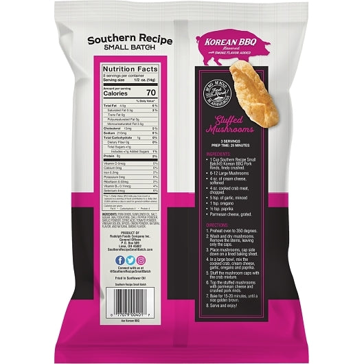 Southern Recipe Small Batch Korean Kimchi Bbq Pork Rinds, 12 x 4 oz Case - Meat, Poultry & Seafood - image 2