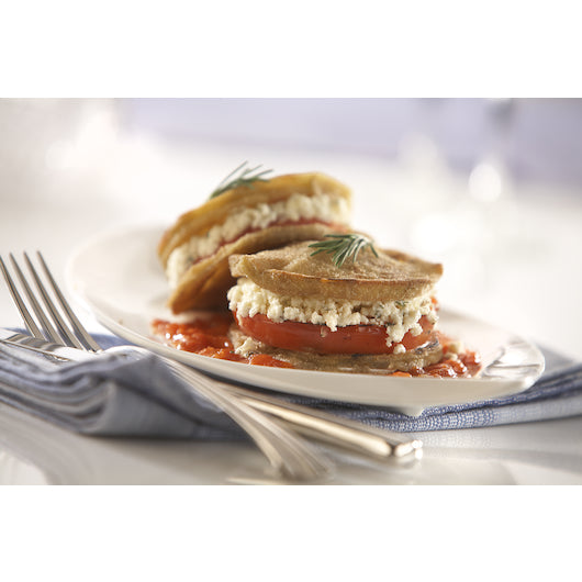 Rosina Food Traditional 3/8" Battered Skin-On Round Eggplant Cutlets, 1 x 10 lb Case - DOT product image 6