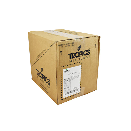Tropics TRIPLE SEC SYRUP, 12 x 1 LT Case - DOT product image 3