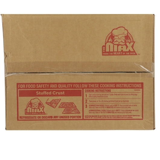 The MAX Stuffed Crust Cheese Reduced Fat Whole Grain 100% Mozzarella Pizza, 1 x 72 x 5 oz Case - DOT product image 8
