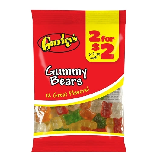 Gurley's Gummy Bears, 12 x 2.5 oz Case - Candy & Confections - image 2