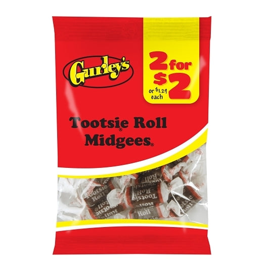 Gurley's 2 for $2 Tootsie Roll Midgees, 12 x 1.5 oz Case - Breads, Rolls & Buns - image 2