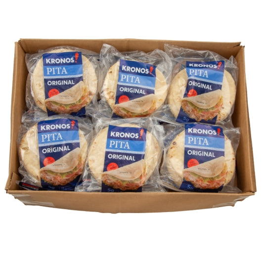 Pita 6 Inch White Deli Style PITA FLATBREAD, 12 x 5 each Case - DOT product image 2