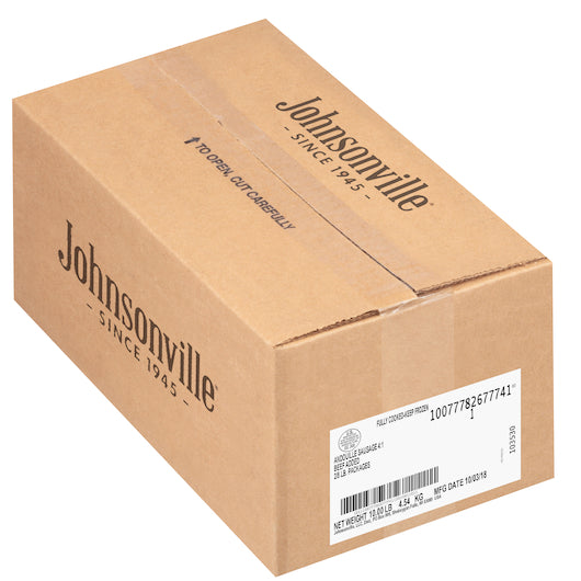 Johnsonville Smoked Andouille 6 INCH NATURAL CASING ANDOUILLE PORK SAUSAGE LINKS, 2 x 5 lb Case - DOT product image 2