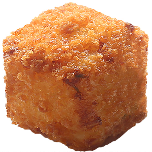 Louisa Foods Breaded White Cheddar Bacon Mac & Cheese Bite Appetizer, 2 x 5 lb Case - DOT product image 2