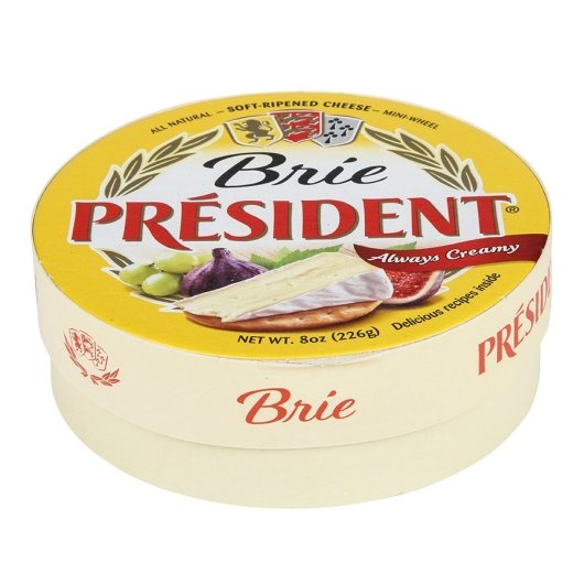 President CHEESE BRIE PLAIN, 6 x 8 oz Case - DOT product image 2