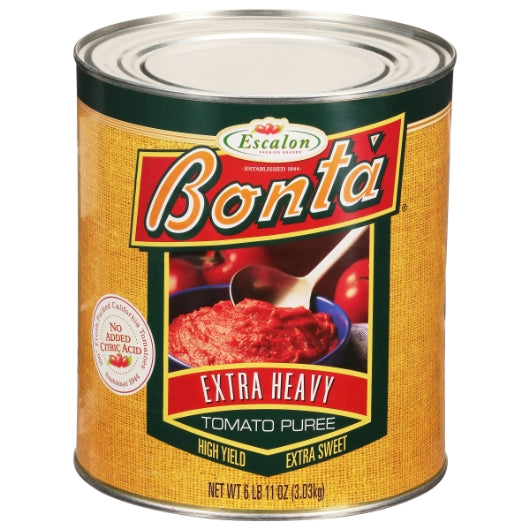 Bonta TOMATO PUREE, 6 x 6.687 lb Case - DOT product image 2