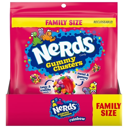 Nerds Gummy Clusters Stand Up Bag, 5 x 18.5 oz Case - Disposables - image 2