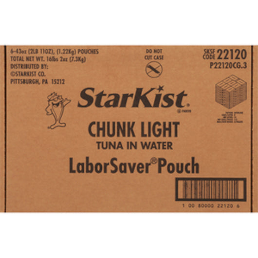 Starkist Chunk Light Tuna In Water, 6 x 43 oz Case - DOT product image 5