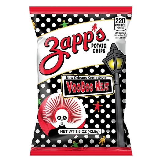 Zapp's Potato Chips Voodoo Heat Chips, 60 x 1.5 oz Case - Snacks - image 2