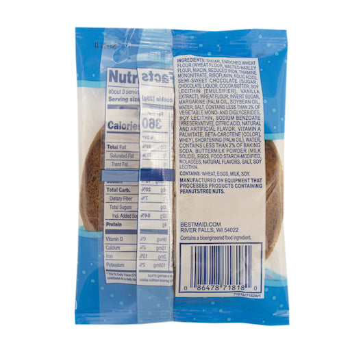 Best Maid Individually Wrapped Chocolate Chunk Cookie, 48 x 3 oz Case - Bakery & Desserts - image 2
