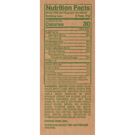 Fresh Gourmet Homestyle Trans Fat Free Cheese And Garlic Crouton Bulk, 4 x 2.5 lb Case - DOT product image 7
