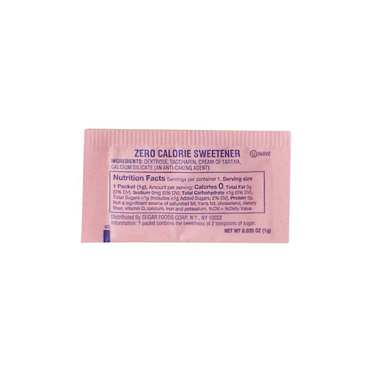 N'Joy Sugar Substitute Saccharin, 2000 x 1 GR Case - DOT product image 2
