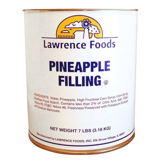 Whole Pineapple Filling Inner Lock Lid Whole Pineapple, 6 x 7 lb Case - Bakery & Desserts