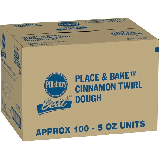 Pillsbury Place & Bake Cinnamon Twirl Dough, 100 x 5 oz Case - DOT product image 2