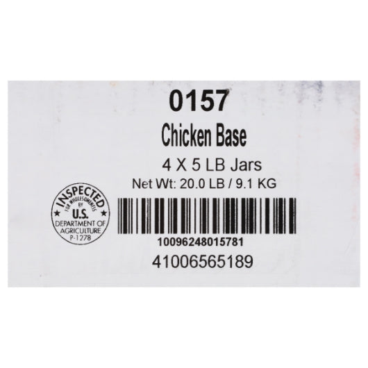Custom Culinary Masters Chicken Base Paste, No MSG Added, 4 x 5 lb Case - DOT product image 7