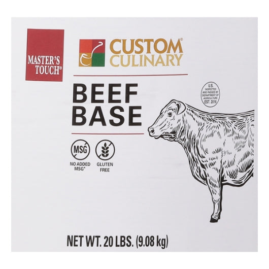 Custom Culinary Masters Beef Base Paste, No MSG Added, 1 x 20 lb Case - DOT product image 7