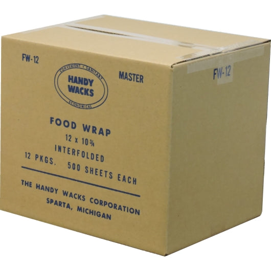 Handy Wacks 12 Inch X 10.75 Inch Deli Wrap Interfolded Food & Deli Wrap, 12 x 500 ct Case - DOT product image 6