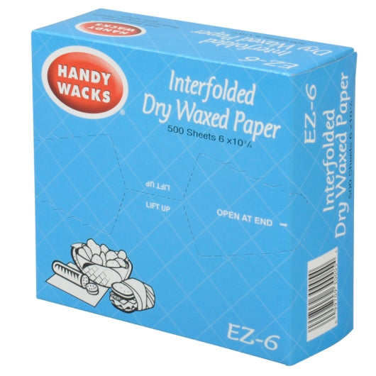 Handy Wacks 6 inch X 10.75 Inch Interfolded Deli Paper, 12 x 500 ct Case - DOT product image 4