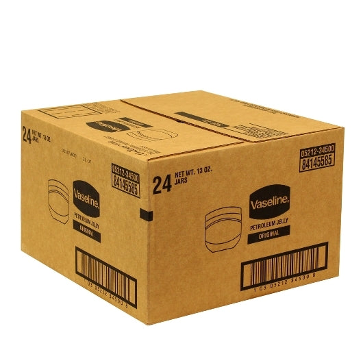 Vaseline Petroleum Jelly, 4 x 6 x 13 oz Case - GS1 closed shipping case image