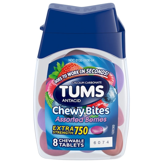 Tums Chewy Bites Mixed Berry 8 Each X 9 (Pack Of 8) - DOT product image 2