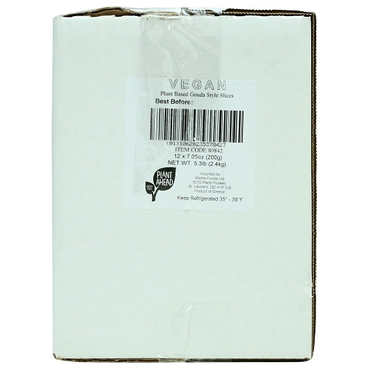 Plant Ahead Vegan Plant-Based Gouda Slices, 12 x 7.05 oz Case - Cheese & Dairy - image 2
