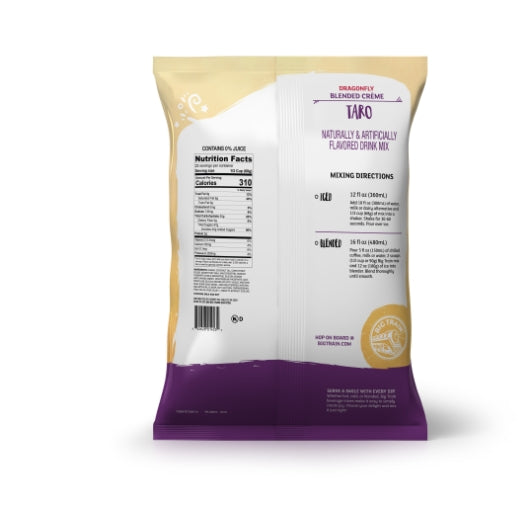 Big Train Dragonfly Taro Blended Creme Drink Mix, 5 x 3.5 lb Case - DOT product image 2
