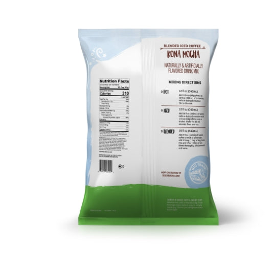Big Train Kona Mocha Blended Ice Coffee Powdered Drink Mix, 5 x 3.5 lb Case - DOT product image 2
