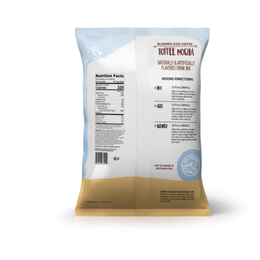 Big Train Toffee Mocha Blended Ice Coffee Powdered Drink Mix, 5 x 3.5 lb Case - DOT product image 2