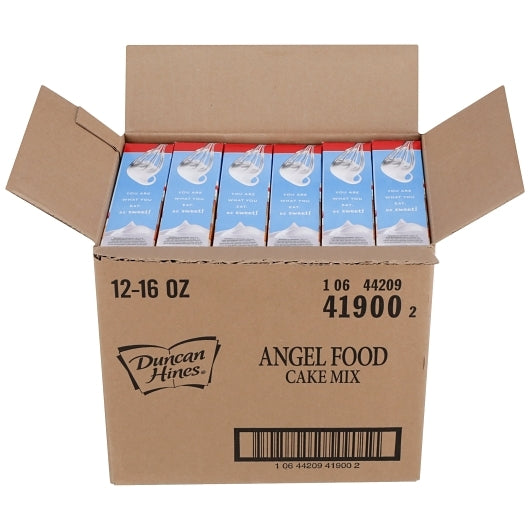Duncan Hines Angel Food Cake Mix, 12 x 16 oz Case - DOT product image 2