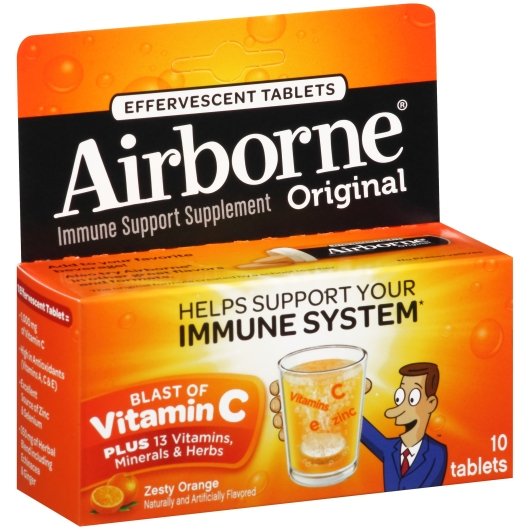 Airborne Effervescent Zesty Orange, 72 x 10 each Case - DOT product image 2