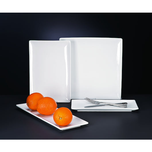 Libbey Slate Coupe Ultra Bright White Square Plate 10 7/8", 1 x 12 each Case - Plates Bowls - image 2