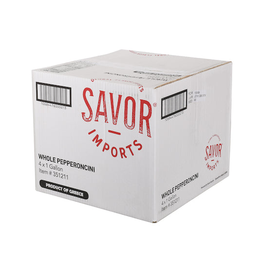 Savor Imports Whole Pepper Pepperoncini, 4 x 1 GA Case - DOT product image 5