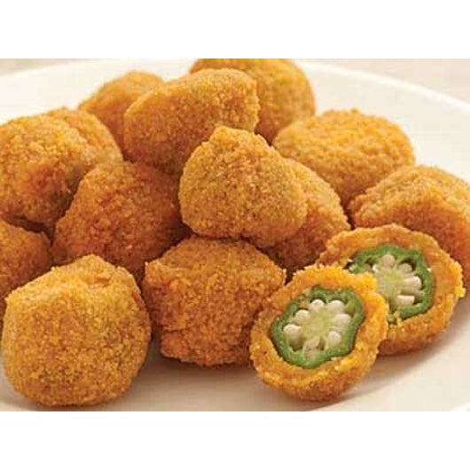 Commodity Vegetables Breaded Okra, 20 Pound - 1 each. - DOT product image 1