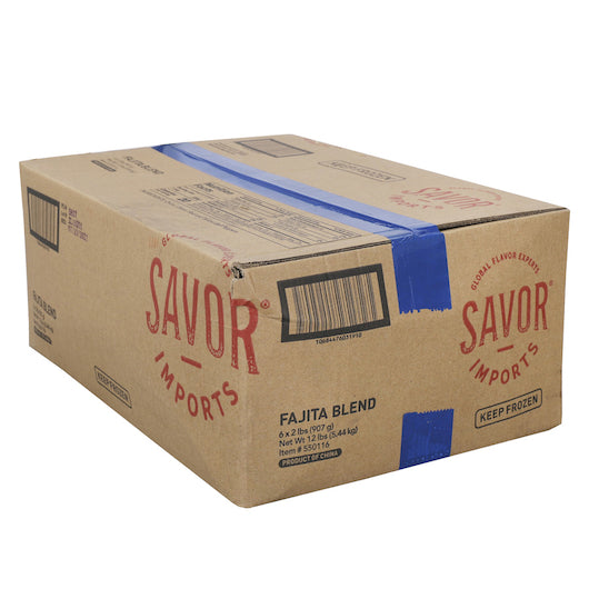 Savor Imports IQF Onion & Pepper Fajita Blend, 6 x 2 lb Case - DOT product image 5