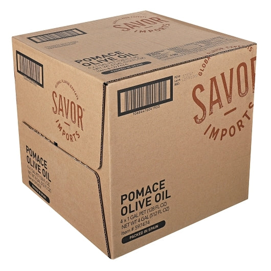 Savor Imports Olive Pomace Oil Pet Plastic, 4 x 1 GA Case - DOT product image 5