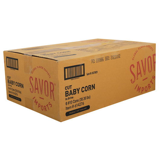 Savor Corn Cut BABY Corn, 6 x 6.75 lb Case - DOT product image 6