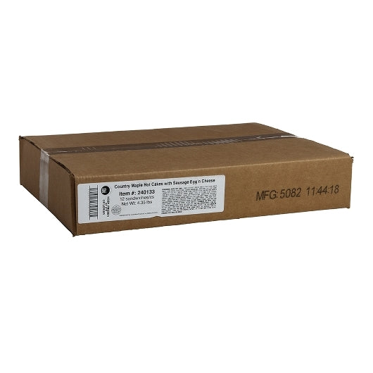 Day N Night Individually Wrapped Sausage, Egg &Cheese Maple Hot Cake, 12 x 5.8 oz Case - DOT product image 3