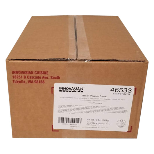 InnovAsian Cuisine Black Pepper Steak, 3 x 5.19 lb Case - DOT product image 8