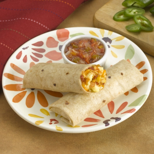 Los Cabos Cheese & Egg Burrito, 120 x 120 x 3.75 oz Case - DOT product image 2