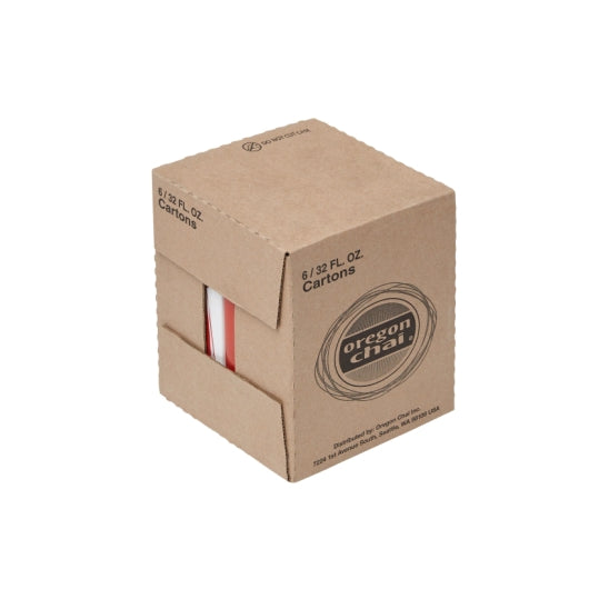 Oregon Chai Sugar Free The Original Chai Tea, 6 x 32 fl oz Case - GS1 closed shipping case image