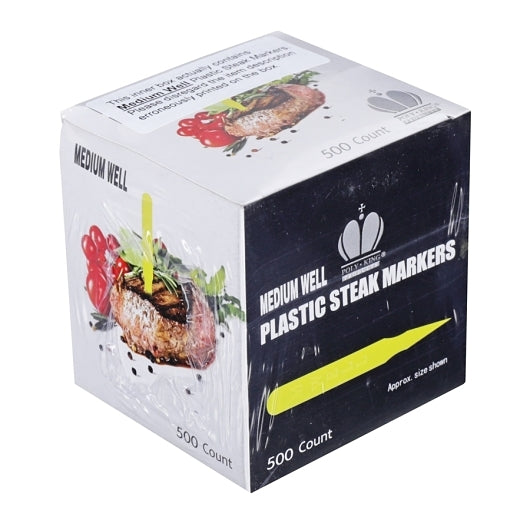 Marker Plastic Steak Medium Well Steak Plastic Marker, 10 x 500 each Case - DOT product image 2