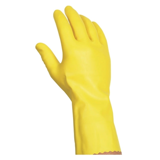 Handgards General Purpose Reusable Yellow Latex Large Glove, 4 x 12 x 12 PR Case - DOT product image 2